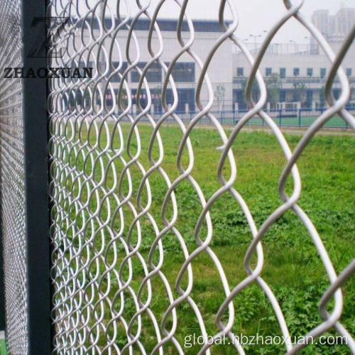 Diamond Twisted Galvanized Chain Link Fence Galvanized PVC Coated Chain Link Fence Factory